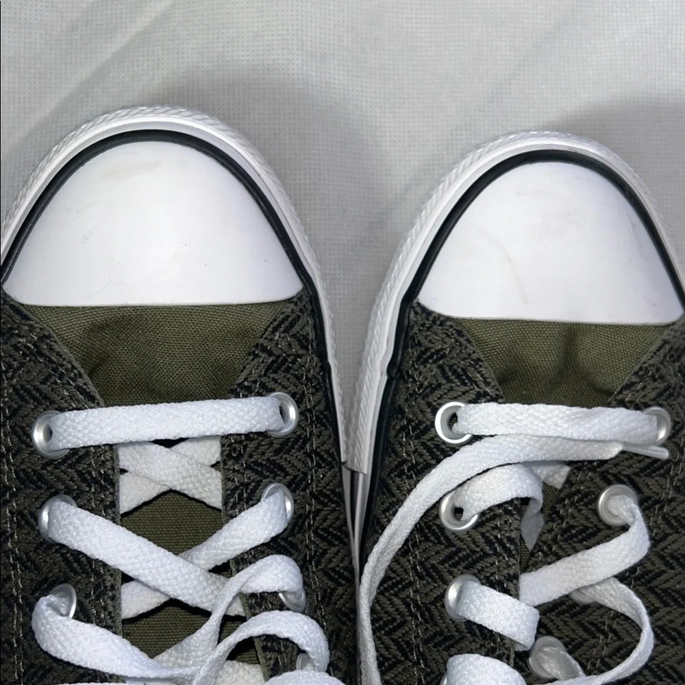 Women’s size 11 Converse Chuck Taylor All Star High 'Herringbone - Utility' - Picture 7 of 14